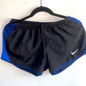 Nike black running shorts.